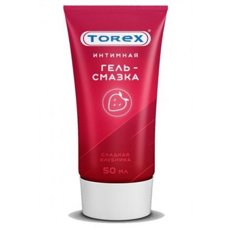 Смазка на водной основе TOREX "Сладкая клубника" - 50 мл.