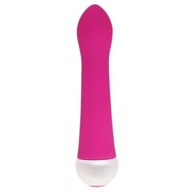 Розовый вибратор Fashion Succubi Caressing Vibe - 14,5 см.